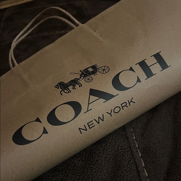 Coach Brown Paper Shopping Bag - Picture 9 of 9